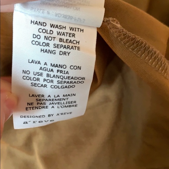 a’reve Lace Boho Tan Cold Shoulder Dress - Picture 15 of 15